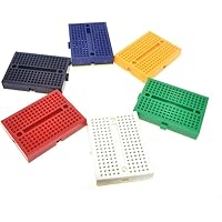 HiLetgo 6pcs SYB-170 Mini Breadboard Colorful Breadboard Small Plates