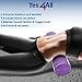 Yes4All High Density Foam Roller for Back, Variety of Sizes & Colors for Yoga, Pilates - Purple - 24 Inches
