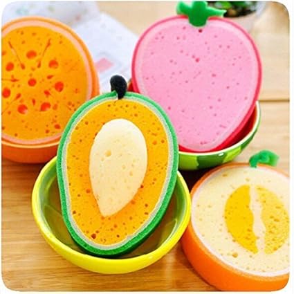 Fully Body Bathing Loofah Sponge for Men and Women (Multicolour) - Set of 2 Pieces