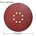 30 PCS 9 Inch 8 Hole Drywall Sanding Discs Set- 80 100 120 180 240 400 Grits, 9