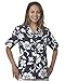 Benny's Womens Classic Hibiscus Hawaiian Shirt
