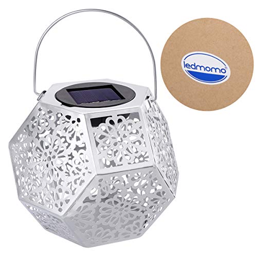 LEDMOMO Retro Solar Laterne Diomand Geformt Hängende Landschaft Licht Wasserdichte LED Garten Beleuchtung für Hausgarten Dekoration – Bild 8