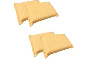 Evelots Car Windshield Cleaner Chamois, 4 Pack, Window Glass Defogger Sponge, Yellow