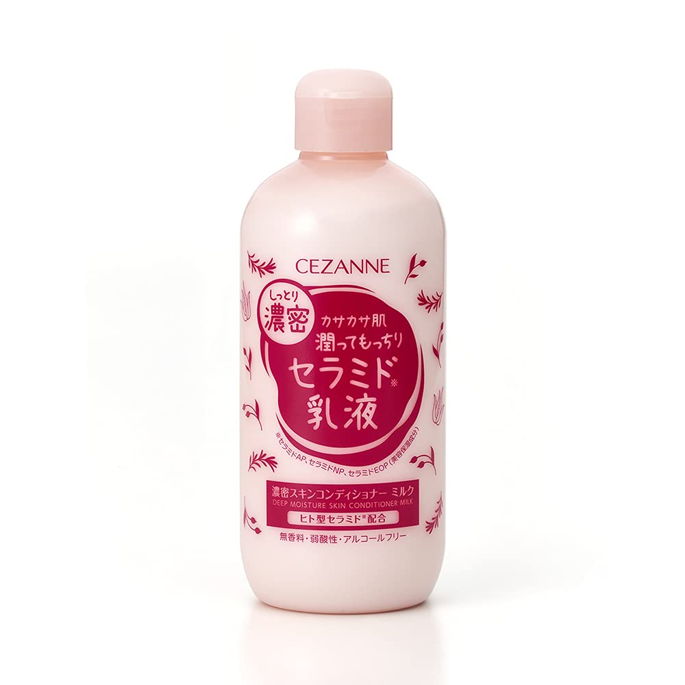 Cezanne Dense Skin Conditioner Milk 280ml Highly Moisturizing Ceramide Emulsion Face Whole Body Large Capacity