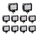 Greatech 10 Pcs 18w Led Light Pods 4 Inch Cree Led