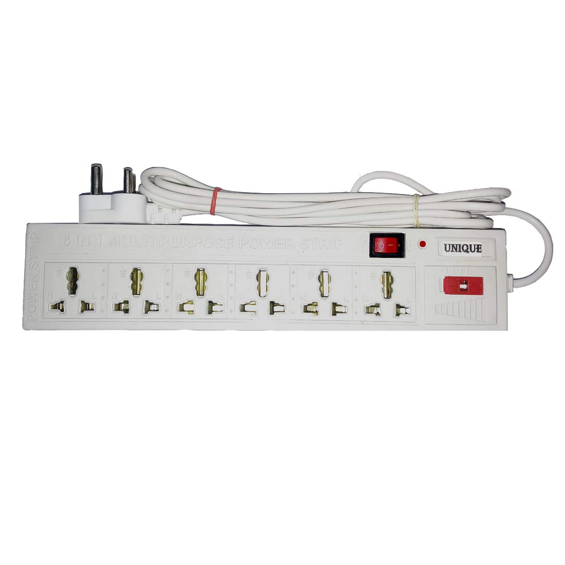 Buy Unique Electricals Extension Board with Long Wire (6 Sockets, White