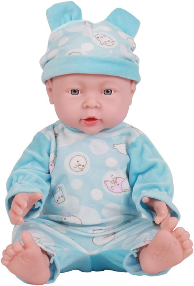 Prezzo ZBYY Reborn Doll Mini Bambole Reborn in Silicone Femmina Molle Simulazione Vinile Regalo di Natale di Compleanno 16 Pollici 40Cm,A Offerte