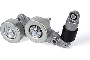 Baxzl 39092 Drive Belt Tensioner Assembly with Pulley for Honda Pilot 2006-2011 Accord 2008-2010 Accord Crosstour 2010 Odyssey 2005-2010 3.5L V6 Replaces 31170R70A01 31170RKB005 49439 89390 419-310
