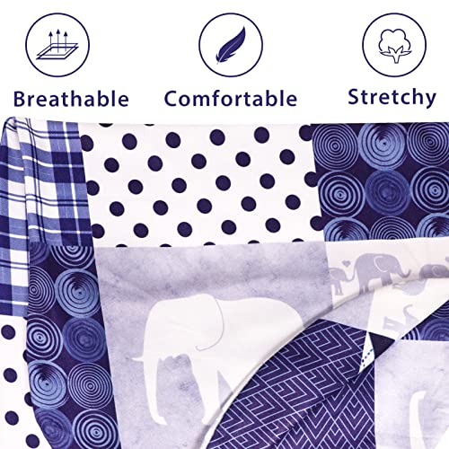 HNHUAMING Elephant Nursing Pillow Cover, Nursing Pillowcase for Newborn