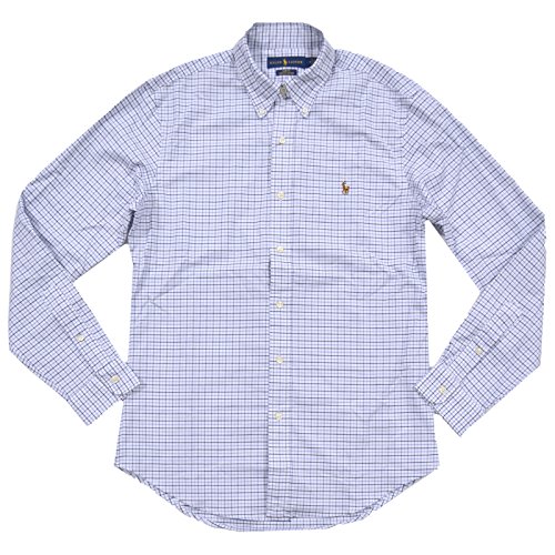 Ralph lauren mens slim fit stretch oxford buttondown (l…