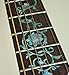 Fretboard Markers Inlay Sticker Decals for Guitar - Oriental Flowers-Mix