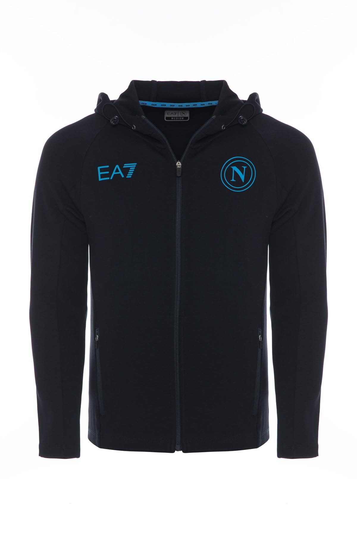 SSC NAPOLI Sweatshirt Hoodie, Blue, L