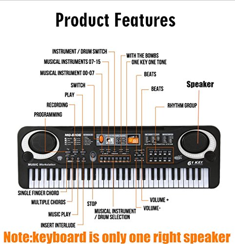 image for SEMART Piano Keyboard Music Digital Piano Electric Keyboards for kids 