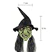 Latex Full Head Scary Green Witch Mask Horror Creepy Mask for Halloween Masquerade Costume Cosplay Party Props