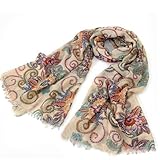 Suppion 1pc Women's Floral Print Long Scarf Shawl Wrap Pashmina