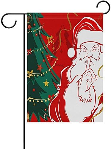 Starboston Home Garden Flags Printed Santa Claus Indoor Outdoor 28x40 inch