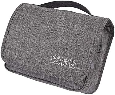 Handing Toiletry Bag, Waterproof Toiletry Bag for Travel, Travel Large Dopp Kit (Grey)