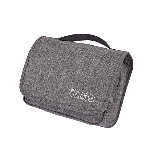Handing Toiletry Bag, Waterproof Toiletry Bag for Travel, Travel Large Dopp Kit (Grey)