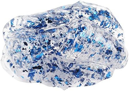 Entireface Slime Toys Colorful Tin Foil Mixing With Clear Slime,Scented Stress Relief Gift for Kids and Adults (Blue)
