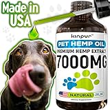 Hemp Oil Dogs Cats - 7000mg - Stress Relief, Separation Anxiety, Chronic Pains, Joint Pain, Seizures, Arthritis, Anti-Inflammatory - Calming Drops - Omega 3, 6 & 9