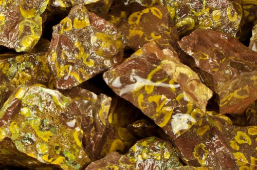 FantasiaFantasia Materials: 1 lb Leopard Jasper Rough Stones from India