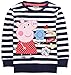 Yuting Girl Peppa Pig Cartoon Spring/fall T-shirt, Long Sleeve, Cotton,blue,1-6y (3/4y)