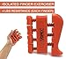 VOPEX Hand Grip Strengthener Exerciser Kit (5 Pack) - Adjustable Hand Grips, Finger Strengthener, Hand Exerciser Grip Ring, Finger Stretcher & Grip Strengthener Ball (Orange)