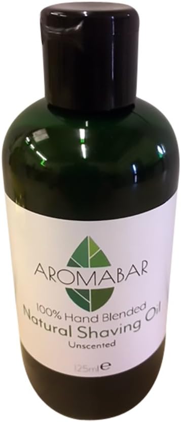 Natural Shaving Oil 125ml Unscented 100% Pure, 125 ml (Pack of 1)