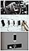 Nano Rubber Cell Phone Pads, Cell Phone Stand Mount, Phone Holder for Car, Gel Pads, Cell Phone Pads Universal Sticker, Multi-Function Mobile Phone Holder Sticky Anti-Slip Stick (Blabk)