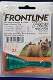 Frontline Plus for Small Dogs 0-22 lbs (0-10 kg), New & Fresh, 1 Month Supply, 1 Applicator (Small, Orange)