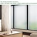 Frosted Window Film,Privacy Static Cling Glass Door Film,Removable Stained Glass Anti UV Window Cling for Bathroom,Office,Meeting Room,Bedroom Security and Decoration,17.5 inches by 78.7 inches
