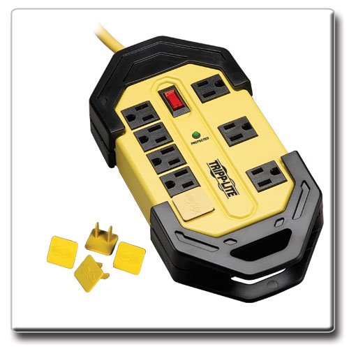 Tripp Lite 8 Outlet Industrial Safety Surge Protector Power Strip, 12ft