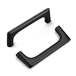 goldenwarm 25 Pack Black Cabinet Pulls Matte Black