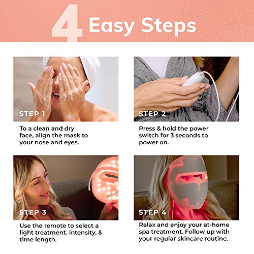 Güzel LED Face Mask Infrared Light Therapy Facial Care Masks with 7