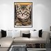 FuigeBach 5D Cat Diamond Painting Kits for Adults Full Drill DIY Animal Diamond Painting by Number Kits Crystal Rhinestone Embroidery Cross Stitch Arts Craft for Home Wall Decor Gifts