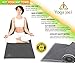 Yoga Mat Towel and Hand Towel as a Combo Set – Nonslip and Anti Slip – Mat Size Length – Lightweight – Perfect for Travel (Gray, 1 Mat Towel + 1 Hand Towel)thumb 3