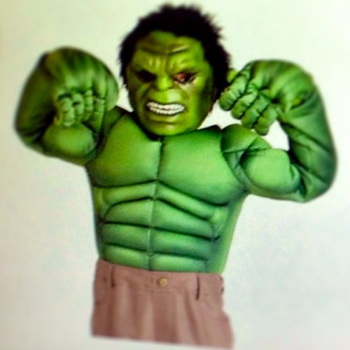 Disney Store The Avengers Deluxe Hulk Costume for Boys Large 10 - 12