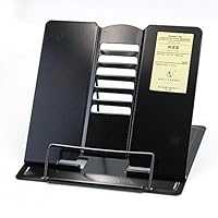 Md trade Portable Steel Reading Rest Book Holder Stand Bookrest Angle Adjustable Reading Stand Document Holder