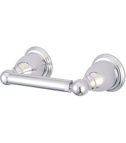 Kingston Brass Vintage Duscharmatur Nur Dusche – Poliertes Chrom, Mit Druckausgleichventil, 1,8 GPM, 17,8 Cm Rosette