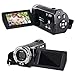 GordVE SJB05 Mini DV C8 16MP High Definition Digital Video Camcorder DVR 2.7'' TFT LCD 16x Zoom Hd Video Recorder Camera 1280 x 720p Digital Video Camcorder(Black)