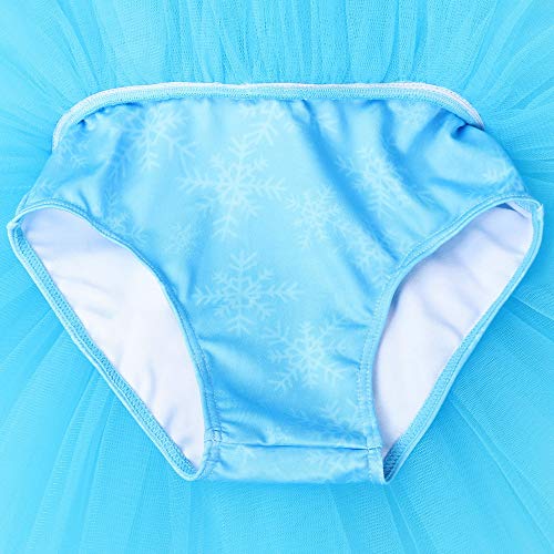 image for BAOHULU Girls Leotards Ballet Dance Skirted Tutu Dress Long Sleeve Seq