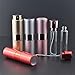 Nuobo 7Pack 8ML Perfume Atomiser Bottle Set for Travel Spray Scent Pump Case Empty Refillable 7Colors Available (8ml)