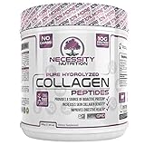 Collagen Peptides Powder Pure Hydrolyzed - Non GMO Grass Fed Pasture Raised Bovine Hide Premium Quality Protein - Gluten Free Paleo/Keto Friendly 17.64oz Supplement Healthy Skin Hair Nails Best Value