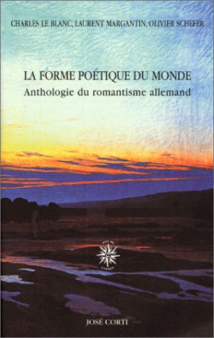 La  forme poétique du monde