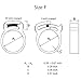 HCL Fasteners Herbie Clip Double Grip Hose Clamp, Size F 0.59