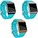 Wepro Fitbit Ionic Band, Watch Replacement Sport Strap for Fitbit Ionic Smartwatch, Small, Blush Pink, Lavender, Teal