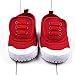 Binmer(TM) Infant Baby Boy Girl Soft Sole Crib Shoes Sneaker Prewalker Crib Shoes (Age:6~12 Month, Red)