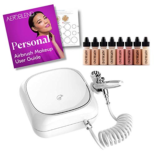 Aeroblend Airbrush Makeup Personal Starter Kit Medium Foundation