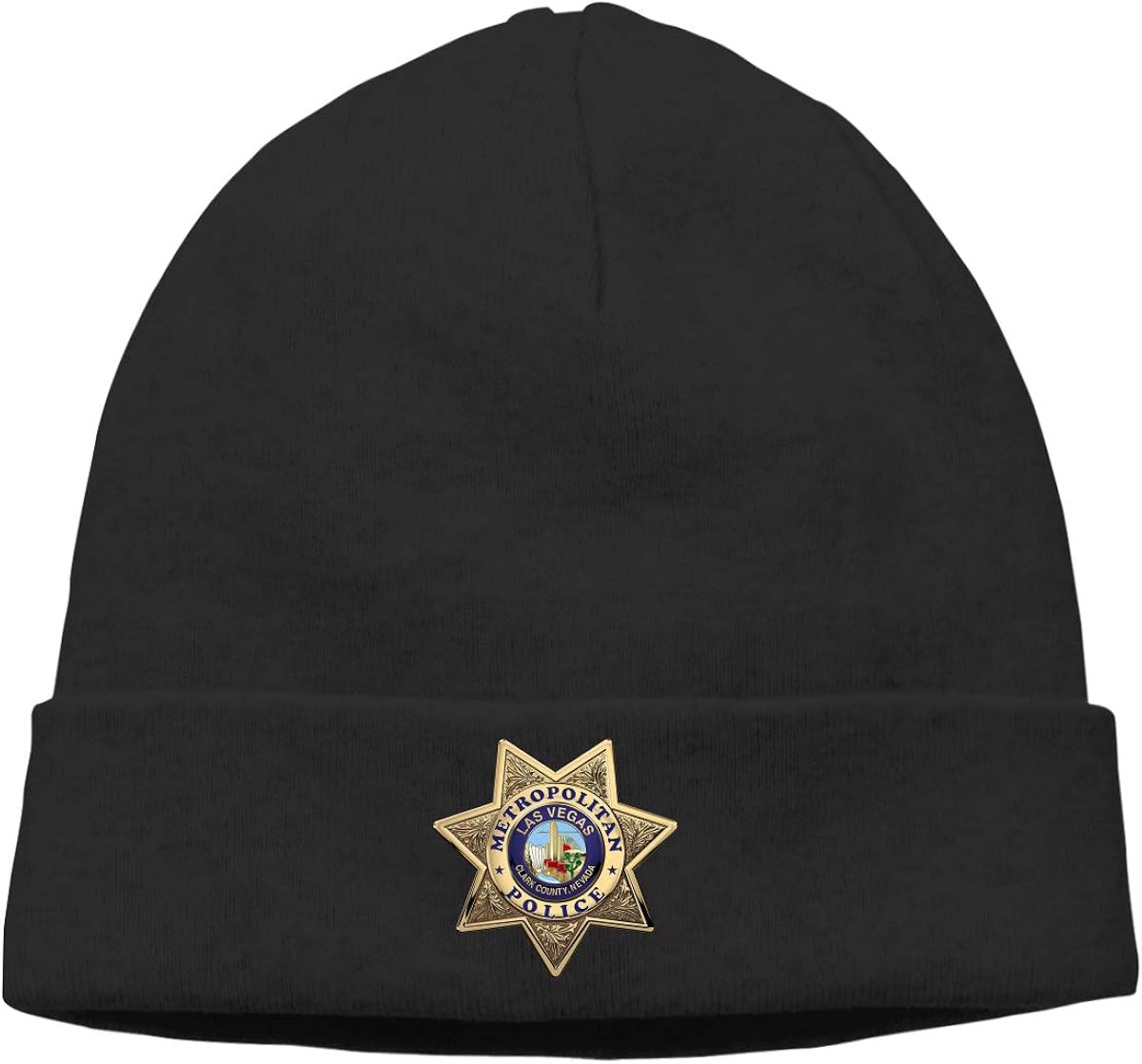 Las Vegas Metropolitan Police Department Men Women Beanie Hat Knitted