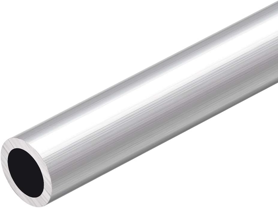 sourcing map 6063 Aluminum Round Tube, 300mm Length 20mm OD 16mm Inner Dia Seamless Aluminum Straight Tubing